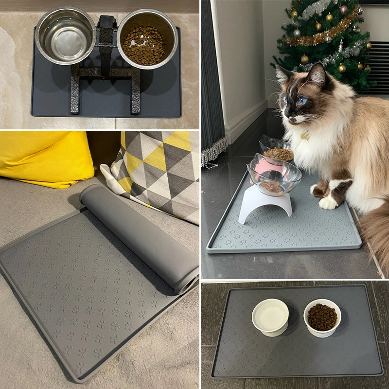 Waterproof Pet Food Bowl Placement - Amazing Pup Goodies