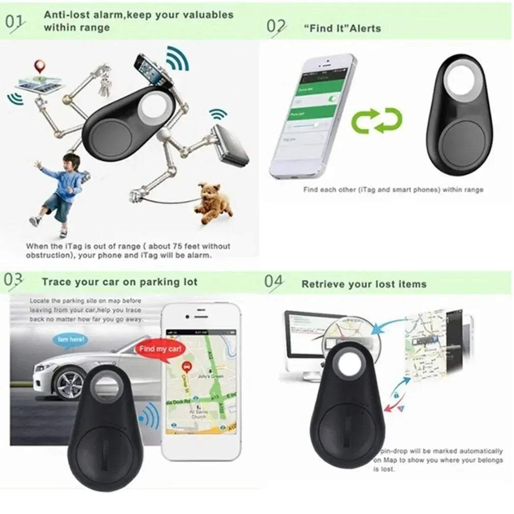 Mini GPS Bluetooth 5.0 Tracker – Anti-Lost Device for Pets