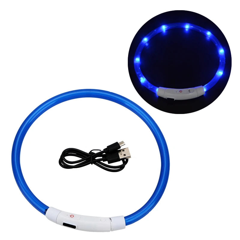 Dog LED Luminous Collar with USB - Amazing Pup Goodies